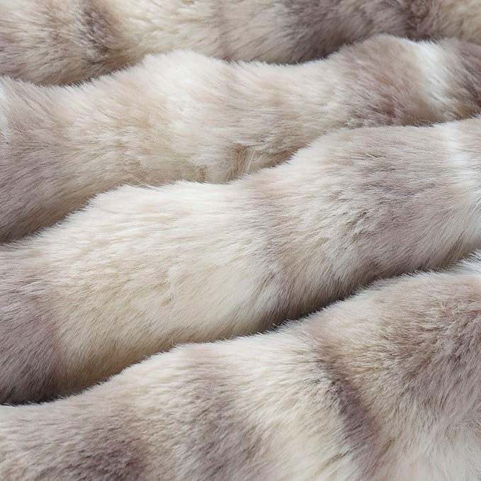 MADIZZ Pack of 2 Thick Plush Wool Throw Pillow Covers 12x20 Inch Grey Taupe Soft Neutral Decorative Throw Pillows Accent Boho Cushion Covers for Couch Sofa Bedroom Pillow Shell