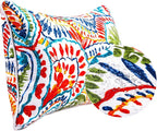 JMGBird Outdoor Pillows Waterproof Set of 2 Outdoor Lumbar Pillows with Insert Included 12×20 Inch Outdoor Pillow for Patio Furniture