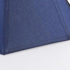 2 Pcs Navy Blue Square Cute Lamp Shades Octagonal Faux Silk Lampshade Replacement Medium Lampshade 6.5×13×10.6IN(Spider) Vintage Lamp Shade for Table & Floor Lamp - Easy Assembly