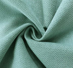 Jeneoo Decorative Seafoam Green Throw Pillow Covers Rustic Farmhouse Super Soft Square Chenille Comfy Solid Cushion Couch Cases for Sofa Bedroom Chair (Set of 2, 20 x 20 Inches)