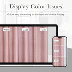 KGORGE Linen Fabric Shower Curtains-Semi Sheer Button Hole Lightweight Waterproof Privacy Light Filtering Shower Curtains for Bathroom Bathtub with 12 Hooks, 72 x 72 inches Long, Dusty Pink, 1 Panel