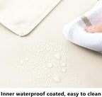 Bonuci 3 Pcs Laundry Sorter Replacement Bags Hamper Cart Removable Replacement Laundry Storage Organizer Bag Hamper Liner, No Hooks 14.76 x 8.66 x 21.65 Inch (Beige,Gray,Black)