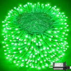 165FT 500 LED Christmas Lights, Plug in Christmas String Lights with Waterproof, 8 Modes Twinkle Fairy Lights for Xmas Garden Tree Holiday Decorations, Green
