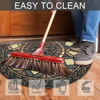 CHICHIC Entrance Door Mat Large 24 x 36 Inch Entry Way Doormat Front Door Rugs Outdoors Heavy Duty Welcome Mat Non Slip Rubber Back Low Profile for Garage, Patio, High Traffic Area, Coffee