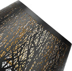 Medium Lamp Shade, ALUCSET Barrel Metal Lampshade with Pattern of Trees Lampshade for Table Lamp, 7x13x7.8 inch, Metal Lampshades, Spider