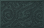 WaterHog Indoor/Outdoor Door Mat, 2' x 3', Made in USA, Durable & Skid-Resistant Front Door Rug, Decorative, Water-Trapping & Heavy-Duty Entryway Floor Mat For Your Home, Boxwood Collection, Evergreen