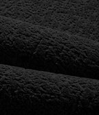 chakme Bathroom Rugs Mat U-Shaped 24x17, Ultra Thin Non Slip Bath Mat Small Quick Dry Absorbent Bath Mat for Bathroom Floor, (Black, U-24"x17")