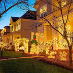 Solar Christmas Lights Outdoor, 137FT 400 LED Solar String Lights with Remote,19 Modes Waterproof Warm White Solar Fairy Lights Outdoor for Halloween Garden Home Festival Christmas Decorations