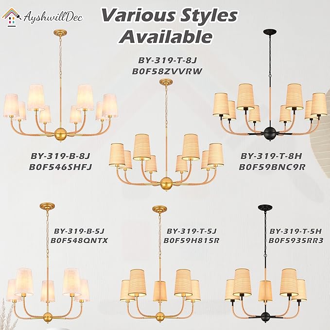 28" Black Boho Rattan Chandelier for Living Room 5-Light Coastal Boho Pendant Light Fixture Bedroom Adjustable Rustic Farmhouse Chandeliers for Dining Room Kitchen Island Foyer Entryway