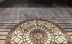 CHICHIC Entrance Door Mat Large 24 x 36 Inch Entry Way Doormat Front Door Rugs Outdoors Heavy Duty Welcome Mat Non Slip Rubber Back Low Profile for Garage, Patio, High Traffic Area, Semicircle