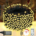 Voice Control 88ft 240LED Smart Christmas String Lights Outdoor/Indoor | String Lights Plug in with Remote, 12Modes, 7Voice Commands & Timers, Christmas Twinkle Light for Xmas Tree Decor (Warm White)