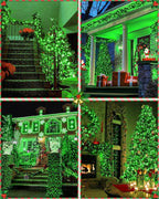 355FT 900LED LED Christmas Lights, Extra Long Outdoor String Lights Waterproof, Timer & Memory, 8 Modes Dimmable Plug in Fairy for Outside Tree Wedding Patry Green