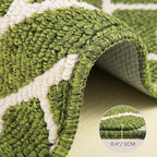 hicorfe Indoor Doormat,Front Back Door Mat Rubber Backing Non Slip Door Mats 20"x48" Absorbent Resist Dirt Entrance Doormat Inside Floor Mats for Entryway Washable Low-Profile(Sage Green)