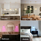 Battery Operated Pendant Light 5000mAh Rechargeable Chandelier with Remote Control Wireless Adjustable Hanging White Striped Light for Kitchen Island Dining Room Hallway