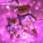 JMEXSUSS 2 Pack Valentine Lights Battery Operated, Total 400 LED 132ft Pink Fairy Lights with Remote, 8 Modes Pink Lights for Valentine's Day Indoor Outdoor Bedroom Room Birthday Anniversary Decor