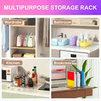 ANTOWIN 2 Pack Purse Organizers for Closet, Clear Adjustable Shelf Divider, Handbag Separators Storage Organizer, Shelf Divider in Bedroom, Office, Easy to Install and Clean