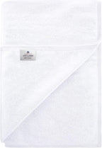 American Soft Linen Oversized Bath Sheet 40x80 Extra Large for Bathroom, 600 GSM 100% Cotton Turkish Jumbo Bathsheet Towels for Adults, White Bath Sheet