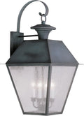 Livex Lighting 2172-61 Mansfield 4-Light Outdoor Wall Lantern, Charcoal