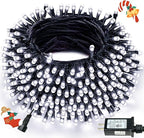 Connectable 240LED 88Ft 13Modes Christmas Lights Outdoor Indoor | Extendable Green Wire Christmas String Lights with Timer | Twinkle Fairy Light Plug in for Xmas Tree Garden Decor Party (Cool White)