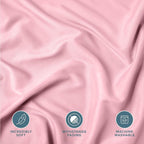 Bare Home Standard Pillow Sham Covers - Set of 2 - Premium 1800 Ultra-Soft Microfiber - Double Brushed - Bed Pillow Shams - Pillows Not Included (Set of 2, Light Pink)