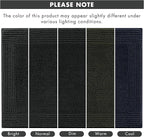 Madison Park Splendor Reversible 100% Cotton Tufted Bathroom Rug-3000 GSM Hotel Quality Luxurious Plush Medium Pile Bath Mat Absorbent, Quick Dry, Shower Room Décor, 20x30 Black