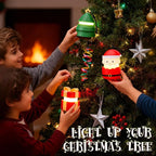 Christmas Gift EverBrite Santa Claus Lantern 3 Pack, 5 Light Modes Holiday Decoration Presents for Women and Men, AAA Batteries Contained Stocking Stuffers, Christmas Lights Indoor & Outdoor