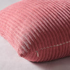 Topfinel Pink Throw Pillows Covers 18x18 Inch Set of 4,Farmhouse Corduroy Decorative Cushion Case,Valentine's Day Pillow Case for Bedroom Couch Sofa Living Room,Spring Home Decor