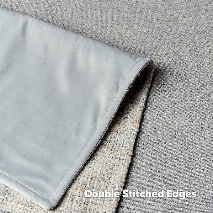 HAUSSY Grey Throw Pillow Covers 24x24 Set of 2 Chenille Tweed Textured Decorative Couch Lumbar Pillow Covers Neutral Modern Pillow Cases for Sofa Bed Living Room Decor