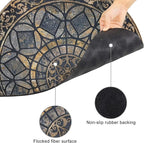 CHICHIC Entrance Door Mat Large 24 x 36 Inch Entry Way Doormat Front Door Rugs Outdoors Heavy Duty Welcome Mat Non Slip Rubber Back Low Profile for Garage, Patio, High Traffic Area, Grey