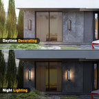 Outdoor Wall Light Fixtures Wired, Modern 21" Wall Sconce, Large Outdoor Sconce Lights, Waterproof Front Porch Lights Garage Wall Mount Lamp 3000K Lighting for House Outside Patio Doorway Hallway
