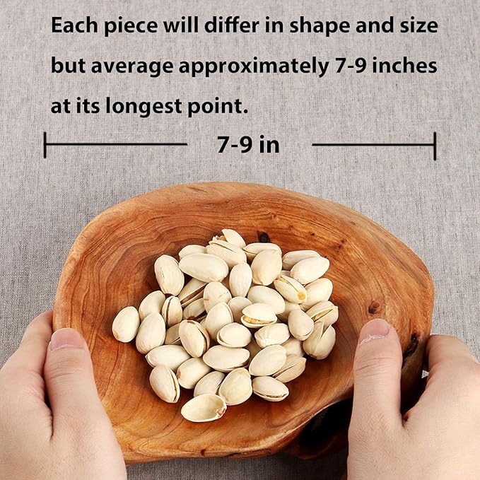 Root Wood Dish, Party Platter and Tray for Sandwich Bread Serving, appetizer display, Vintage ring dish, Hand Carved Artworks (7 inch - 9 inch)