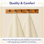 Ultra Soft & Plush Viscose from Bamboo Bath Sheets - 700 GSM Pack of 2 - Extra Large 70x35 in - Super Absorbent & Quick Drying (Papyrus)