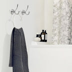TUNNY Towel Hook Bathroom-2 Pack Polished Nickel(PVD-Nickel) Double Robe/Towel Hook Wall Mounted Hook for Bathroom Bedroom Kitchen