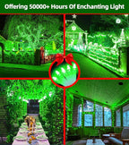 750 LED 246FT Christmas Lights Outdoor, Super Long Waterproof Christmas String Lights with 8 Modes, Christmastree Lights with Timer Memory for Fence Garden Xmas Wedding Party DecorGreen