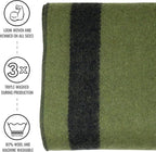 Arcturus Rainier Wool Blanket - 4.5lbs Warm, Heavy, Washable, Large | Great for Camping, Outdoors, Survival & Emergency Kits (Four Cedars)