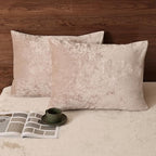 PHF Truly Velvet Pillowcases Standard Size, No Insert, 2 Pack Ultra Soft Breathable Pillow Shams Covers with Envelope Closure, 20" X 26" Luxury Cozy Warm Fuzzy Flannel, Rose Pink