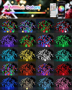 Smart Color Changing Christmas String Lights, 2Pack 164FT 400LED App Control RGB LED String Lights with Remote & Timer, Waterproof Twinkle Christmas Tree Lights Indoor Outdoor Holiday Xmas Tree Decor