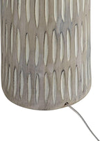 pacificcoastlighting Stonewall 66.5" Hand Carved Resin Floor Lamp in Natural