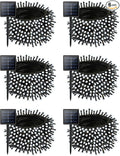 6 Pack Christmas Solar String Lights Outdoor Waterproof, 198FT 600 LED Green Wire Solar Fairy Lights with 8 Modes, Solar Twinkle Lights for Garden Tree Patio Fence Christmas Decorations (Cool White)