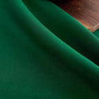 Solino Home Linen Table Runner 36 Inches - 100% Pure Linen Christmas Green Table Runner 14 x 36 Inch Ideal for Dresser and Coffee Tables - Thanksgiving - Fete