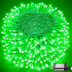 Christmas Lights Indoor, 132FT 400 LED Outdoor String Lights with 8 Modes Waterproof, Plug in Fairy Twinkle Lights Clear Wire for House Bedroom Patio Window Garden Wedding Decorations