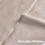 FUTEI Beige Chenille Decorative Throw Pillow Covers 12x20 Inch Set of 2,Soft Embossed Striped Textured Lumbar Pillow Cases,Modern Home Decor for Couch Bed Living Room