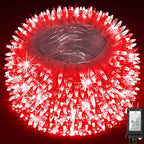 750 LED 246FT Christmas Lights Outdoor, Super Long Waterproof Christmas String Lights with 8 Modes, Christmastree Lights with Timer Memory for Fence Garden Xmas Wedding Party Decor Red