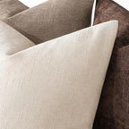MIULEE Pack of 2 Decorative Throw Pillow Covers Soft Chenille Throw Pillows Solid Textured Cushion Covers Christmas Home Decor for Couch Sofa Bedroom Living Room 18x18 Inch, White