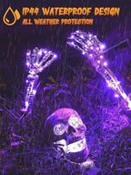 4 Pack 100 LED Halloween Fairy Lights Battery Operated with Remote, 33FT Waterproof Twinkle Lights with Timer & 8 Modes, Fairy String Light Outdoor Indoor for Bedroom Classroom DIY Decor (Purple)