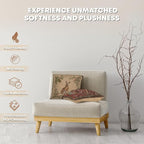 Charlotte Home Furnishings Decorative Pillow Covers for Couch 19x19 in, Tapestry Throw Pillow Cover for Living Room Bed Decor, The Hare French Country Sofa Cushion Cases, Soft Cotton Jacquard Woven