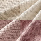 MIULEE Pack of 4 Couch Throw Pillow Covers 18x18 Inch Neutral Pink Cute Decorative Chenille Pillow Covers Farmhouse Boho Accent Cushion Covers for Coquette Room Decor Spring Sofa Bedroom Living Room