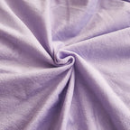 WERDIM Shaggy Fluffy Faux Fur Pillowcases 2 Pack Button Closure Velvet Pillow Shams King Size (Lilac, 20 X 36 Inches)