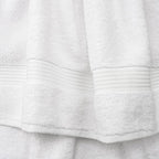 Cotton Paradise 100% Cotton Turkish Washcloth Set for Bathroom, 4 Piece Soft Absorbent Small Hand Face Towels Wash Rags, White