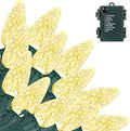 Brightever C3 Battery Operated Christmas Lights, 35FT 100LED Battery Powered Outdoor Christmas Lights with Timer & 8 Lighting Modes, Fairy Lighting for Garden House Tree Decoration, Warm White, 1-Pack